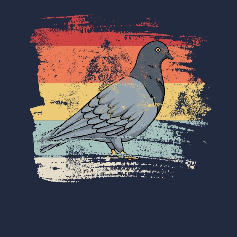Retro Vogel Taube