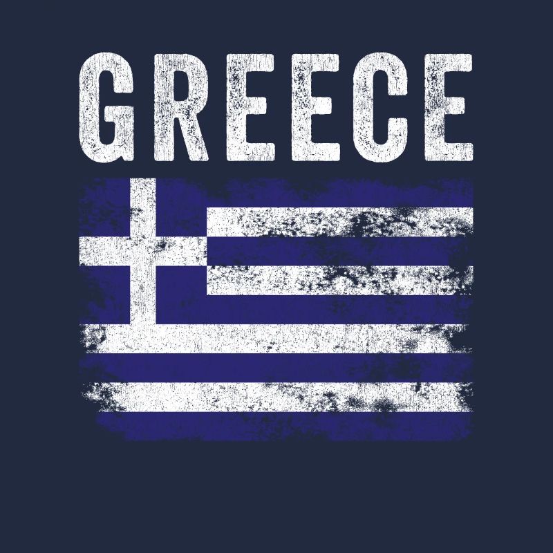 Grèce Drapeau en détresse - Drapeau grec