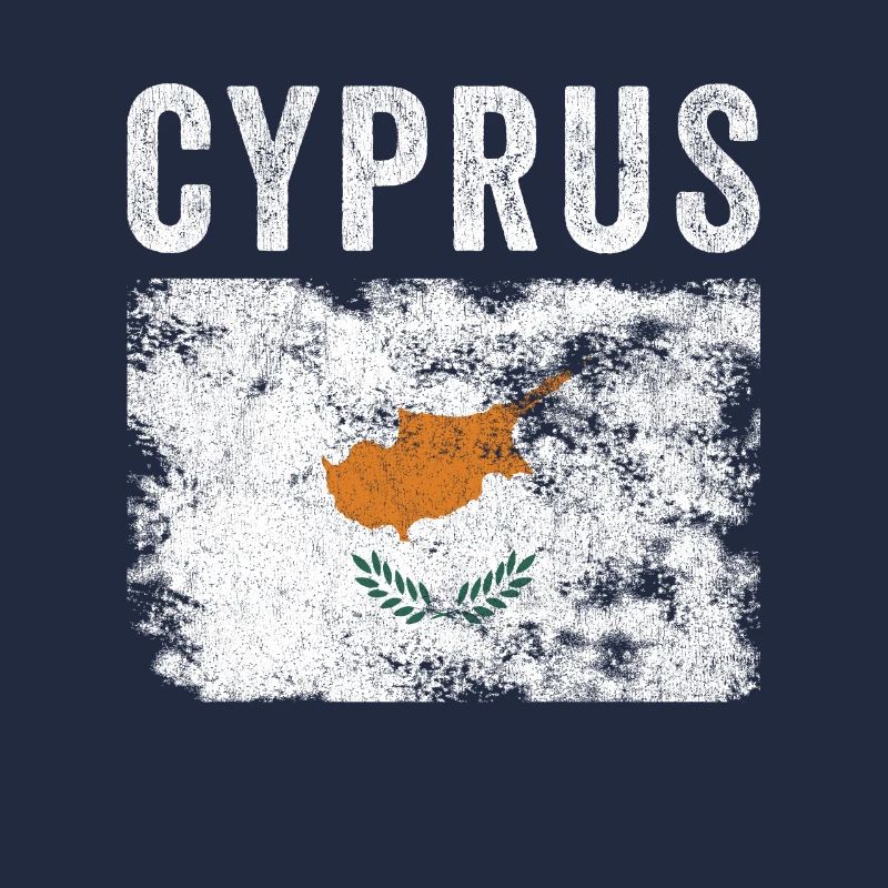 Zypern Flagge Distressed - Zyprische Flagge