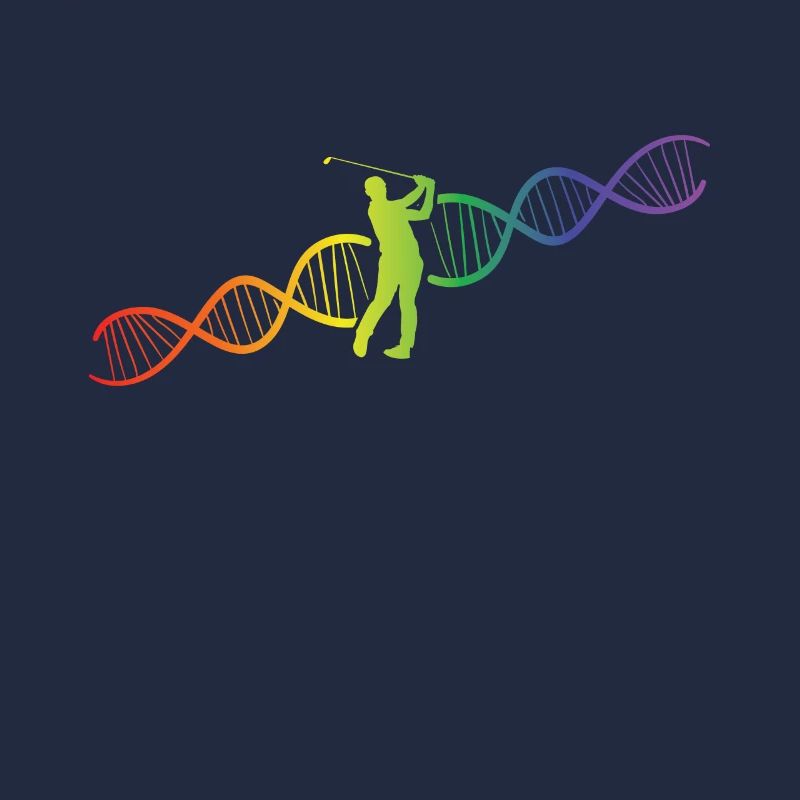 DNA Helix Regenbogen Genetik Golf Bunt