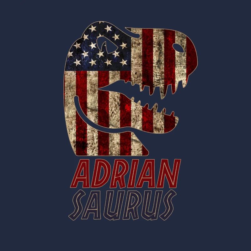 Patriotic Adrian Dinosaur Adriansaurus