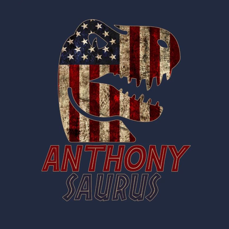 Patriotique Anthony Dinosaur Anthonysaurus