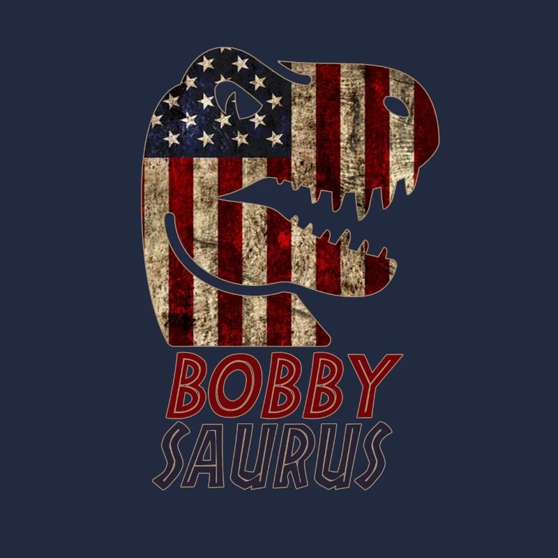 Patriotic Bobby Dinosaur Bobbysaurus