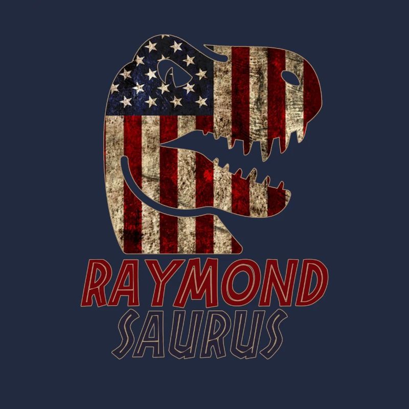 Patriotic Raymond Dinosaur Raymondsaurus