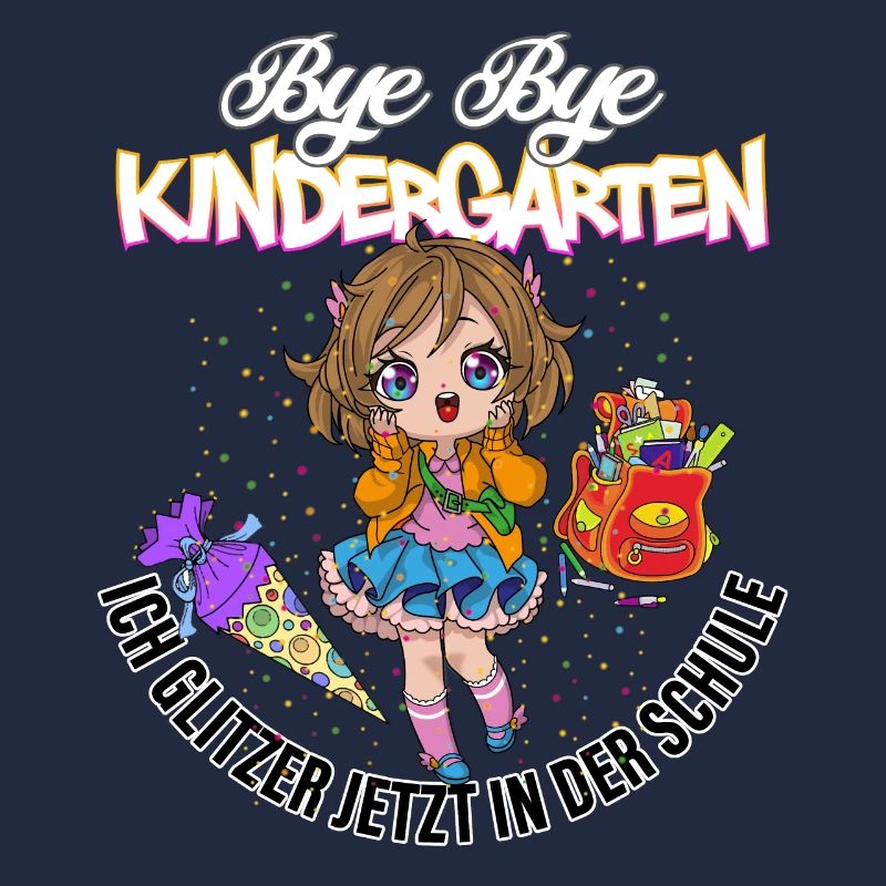 Bye bye Kindergarten ich glitzer in der Schule