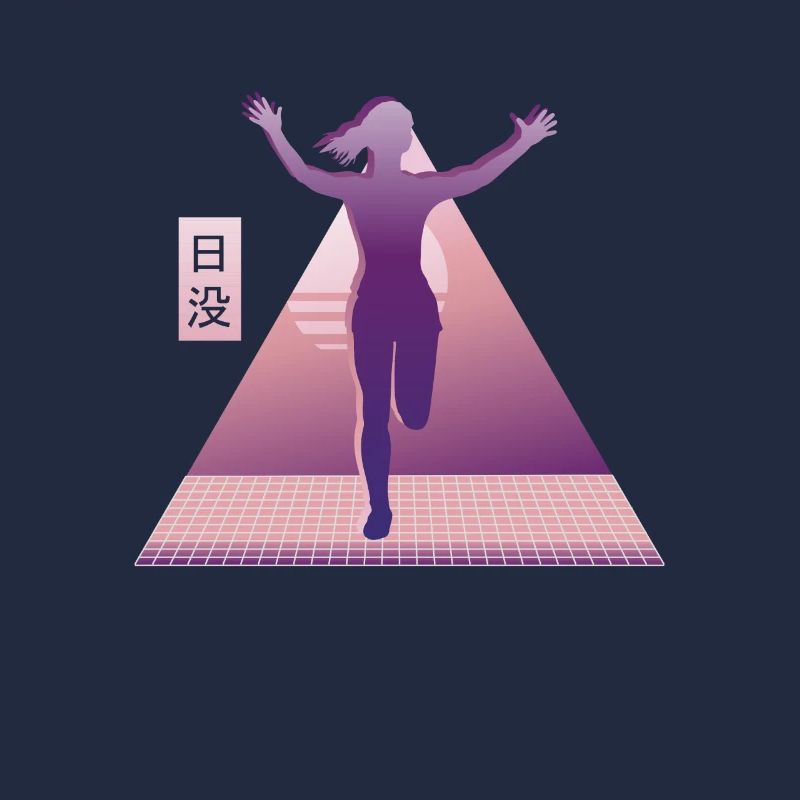 Vaporwave Synthwave Marathon, Trail Running