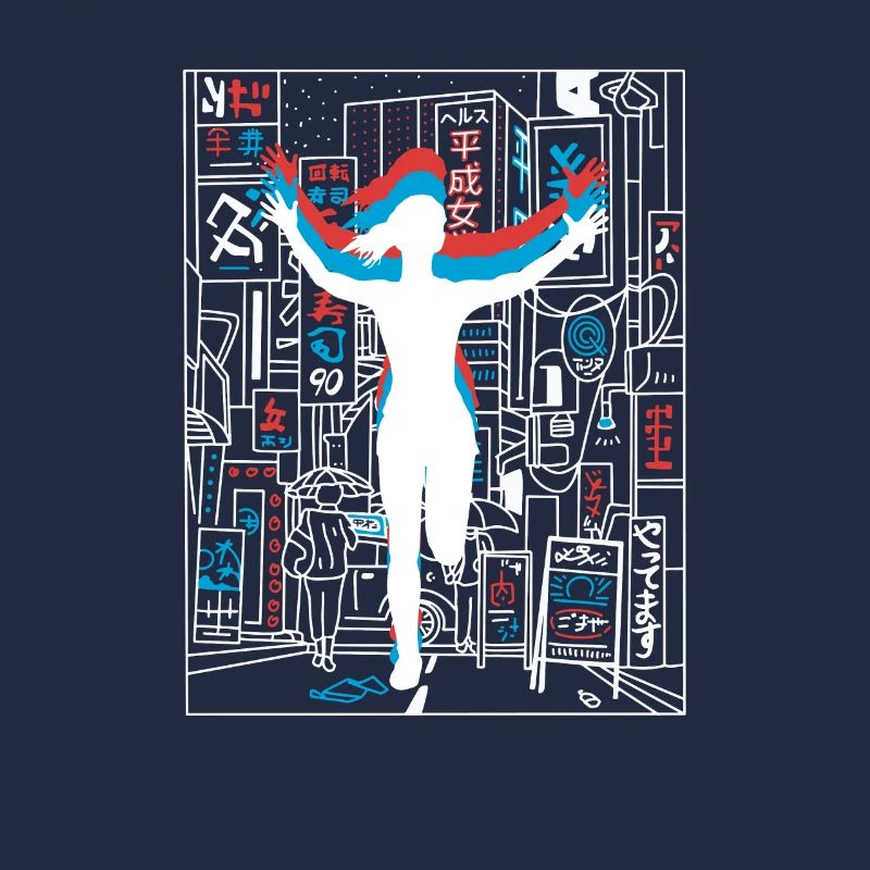 Vaporwave Synthwave Skyline Marathon, Trail Running