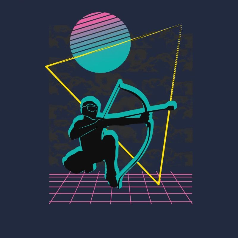 Balise fléchée Vaporwave