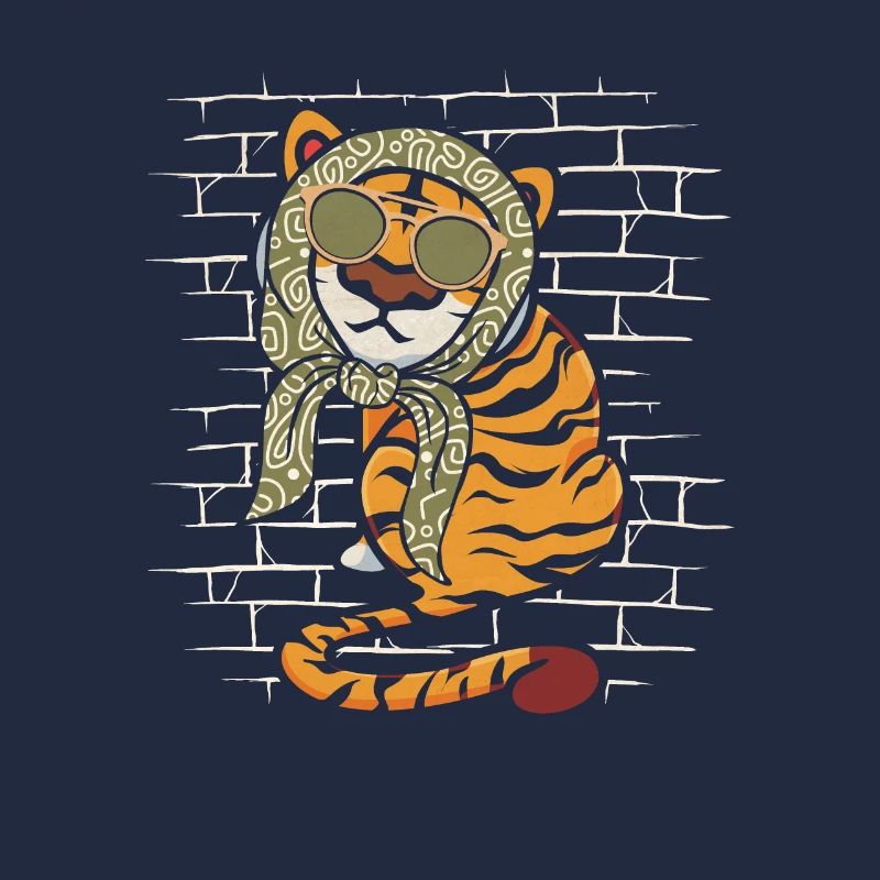 Écharpe de lunettes de soleil Tiger