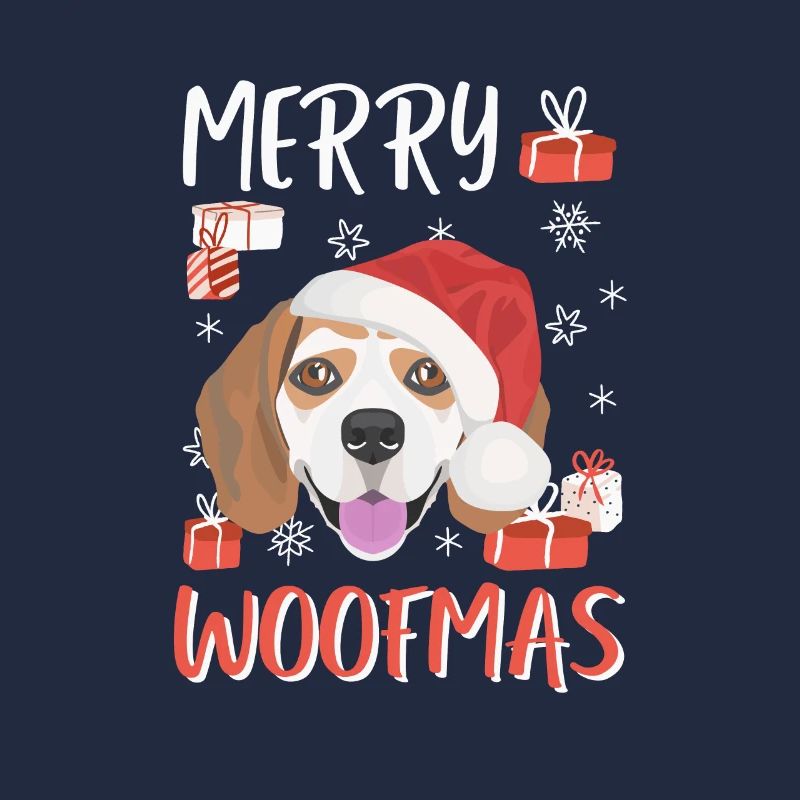 Beagle Merry Christmas