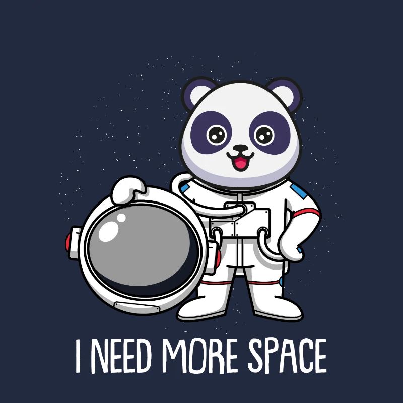 Giant Panda Panda Bear Astronaut