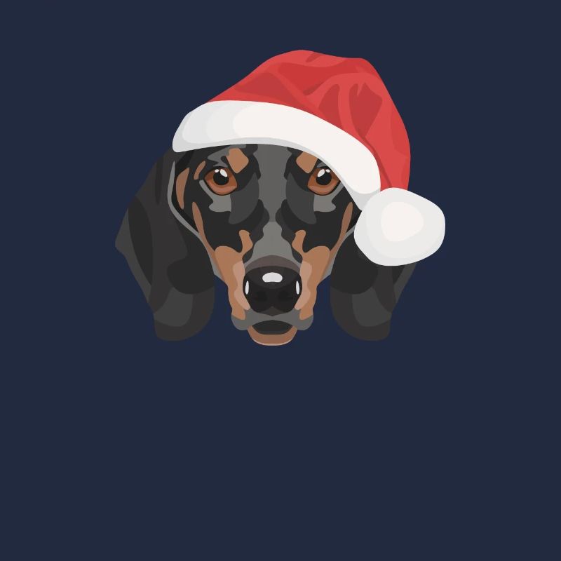 Teckel Joyeux Noël