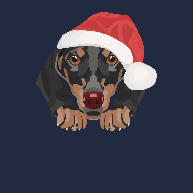 Teckel Joyeux Noël