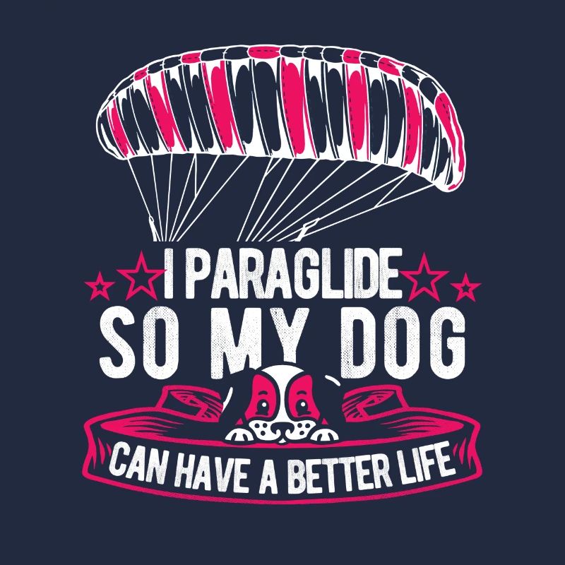 Paragleiter Paragleiten Hund