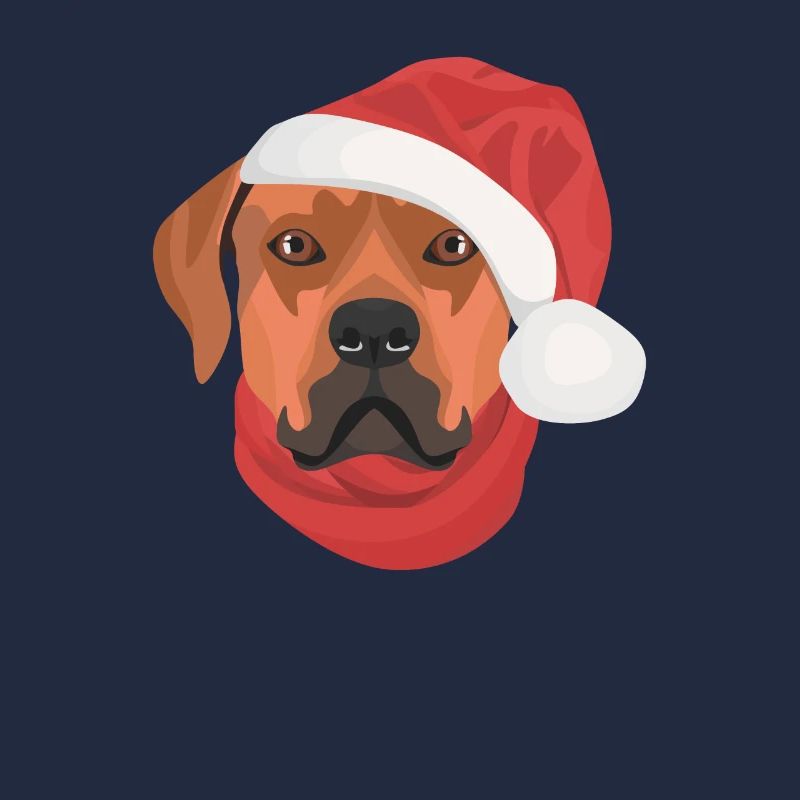 Rhodesian Ridgeback Merry Christmas