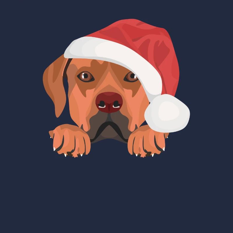 Rhodesian Ridgeback Merry Christmas