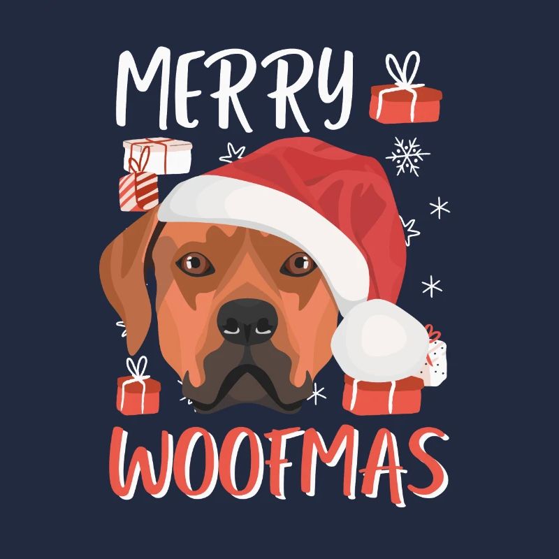 Rhodesian Ridgeback Joyeux Noël