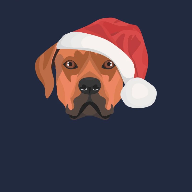 Rhodesian Ridgeback Merry Christmas