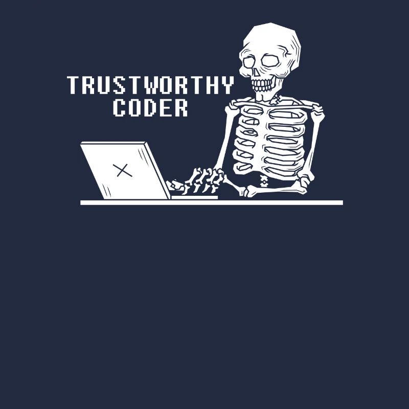 Développeur Coder Programmeur Squelette