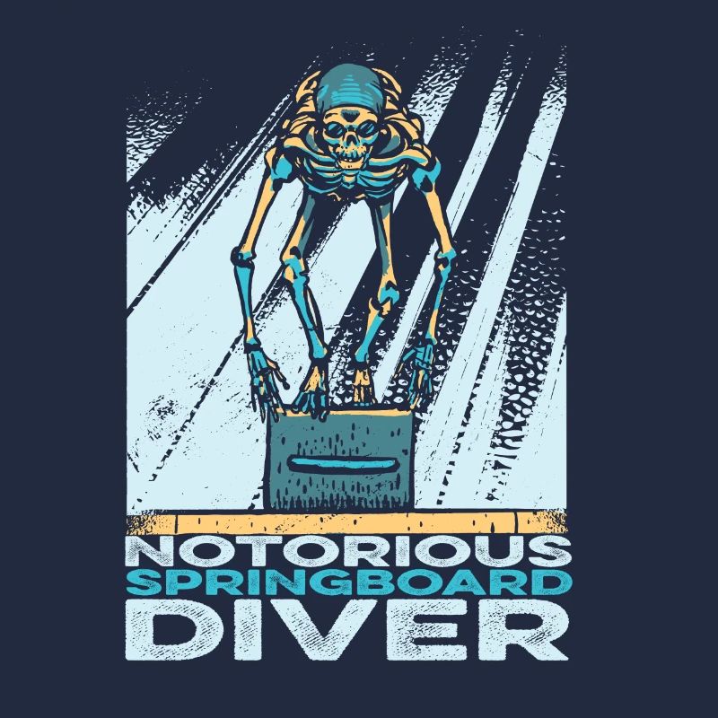 Diving Diving Skeleton