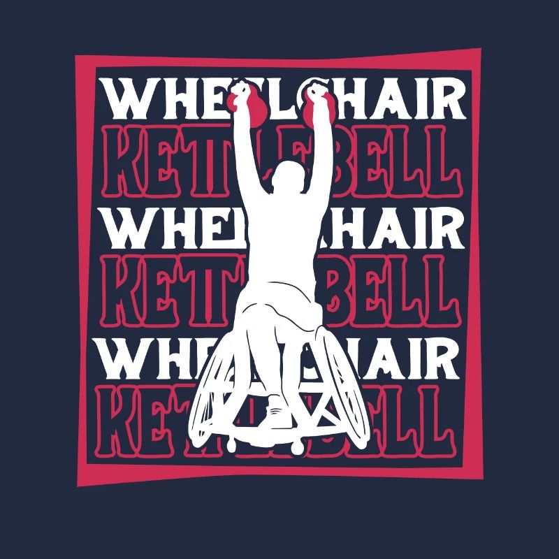 Kettlebell Rollstuhl