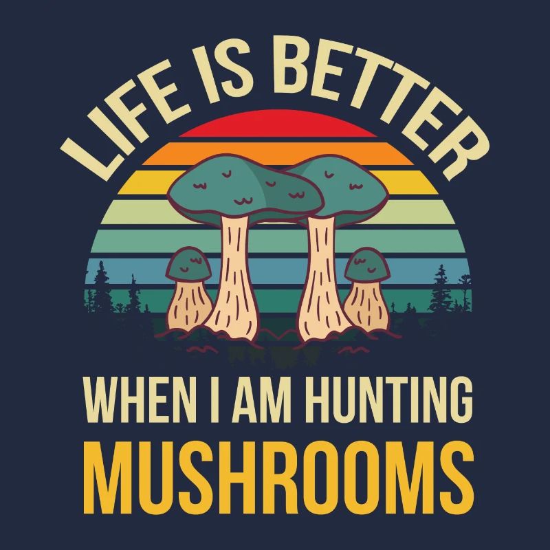 Cueilleurs de champignons et amis champignons