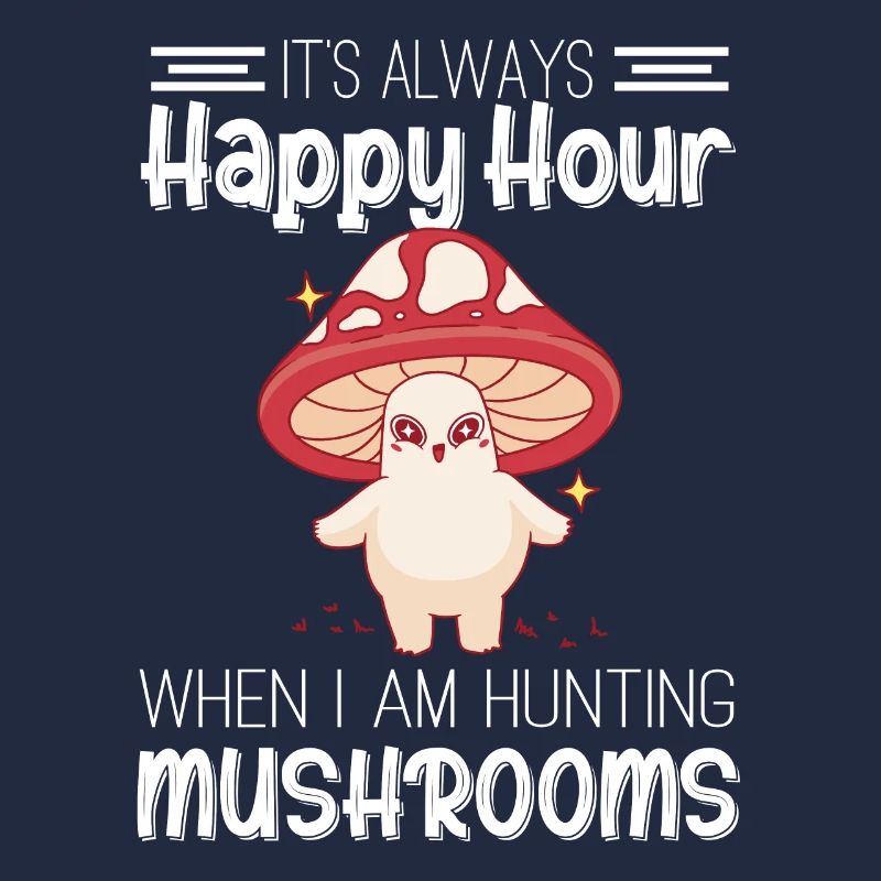 Cueilleurs de champignons et amis champignons