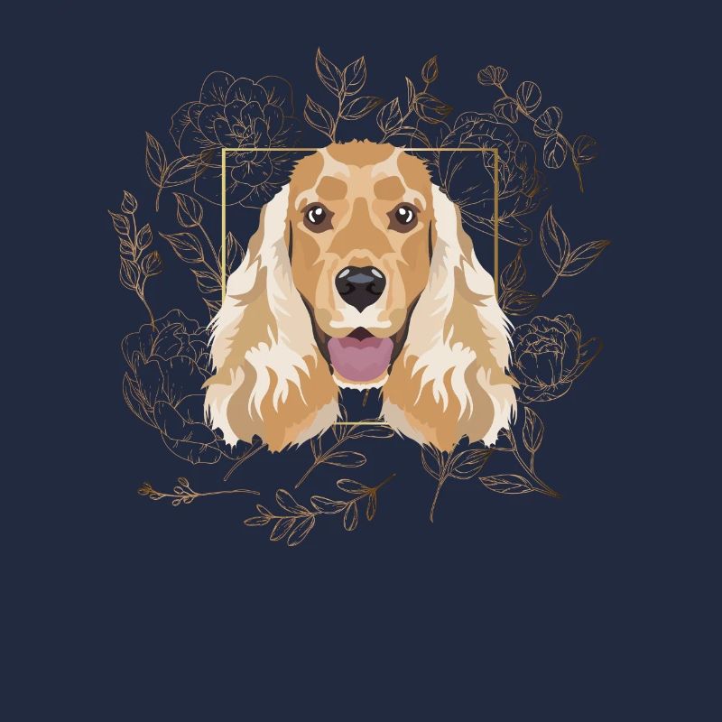 Golden Dog Cocker Anglais Spaniel