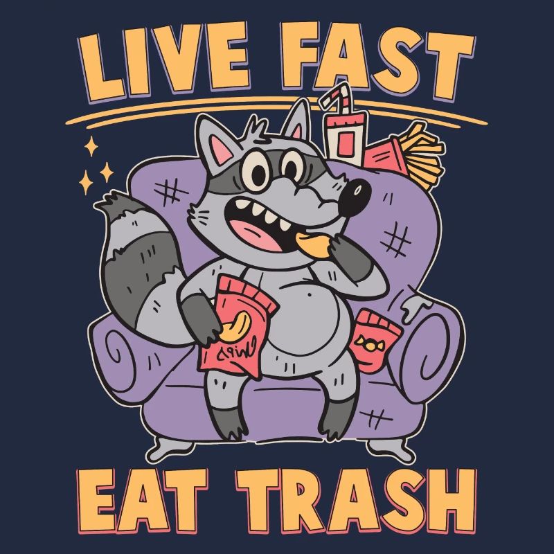 Fast Live , Eat Trash - Auf Der Couch Mit Chips