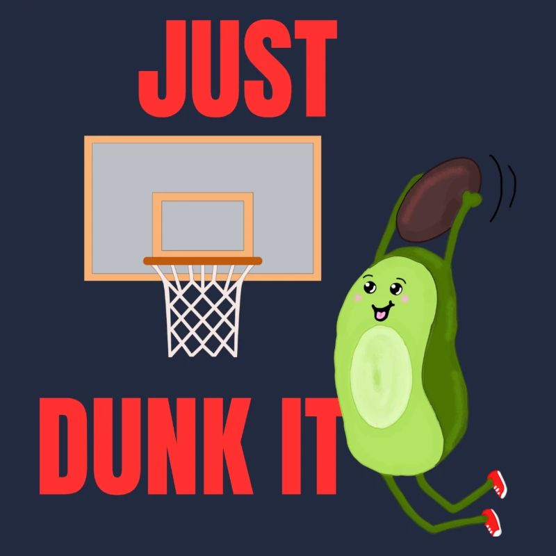 Just Dunk It Basketball Avocado