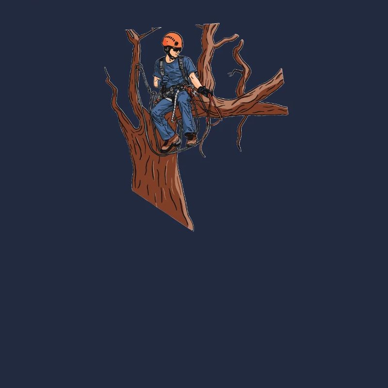 Baumpfleger Baumkletterer Arborist Baumklettern