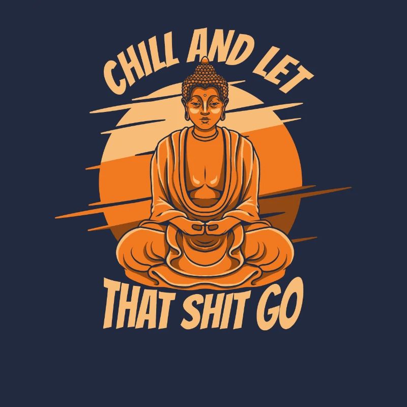 Bouddha bouddhiste Bouddha lâche prise de la merde