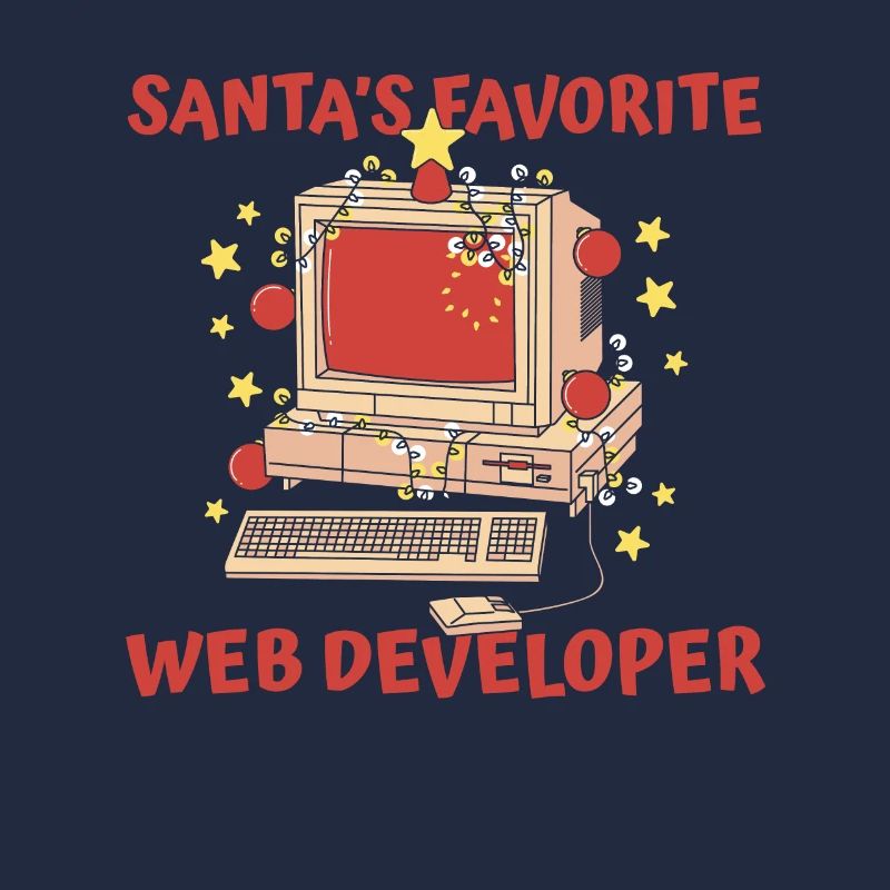 Web Entwickler Webdeveloper Weihnachtsmann