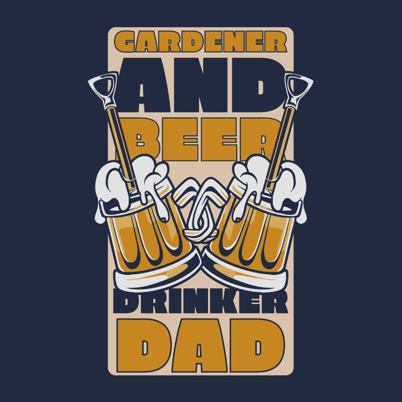 Hobbygärtner Garten Papa Garten Bier
