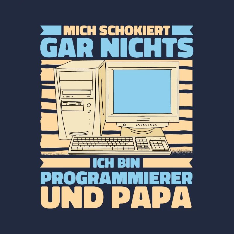 Entwickler Coder Programmierer Vater