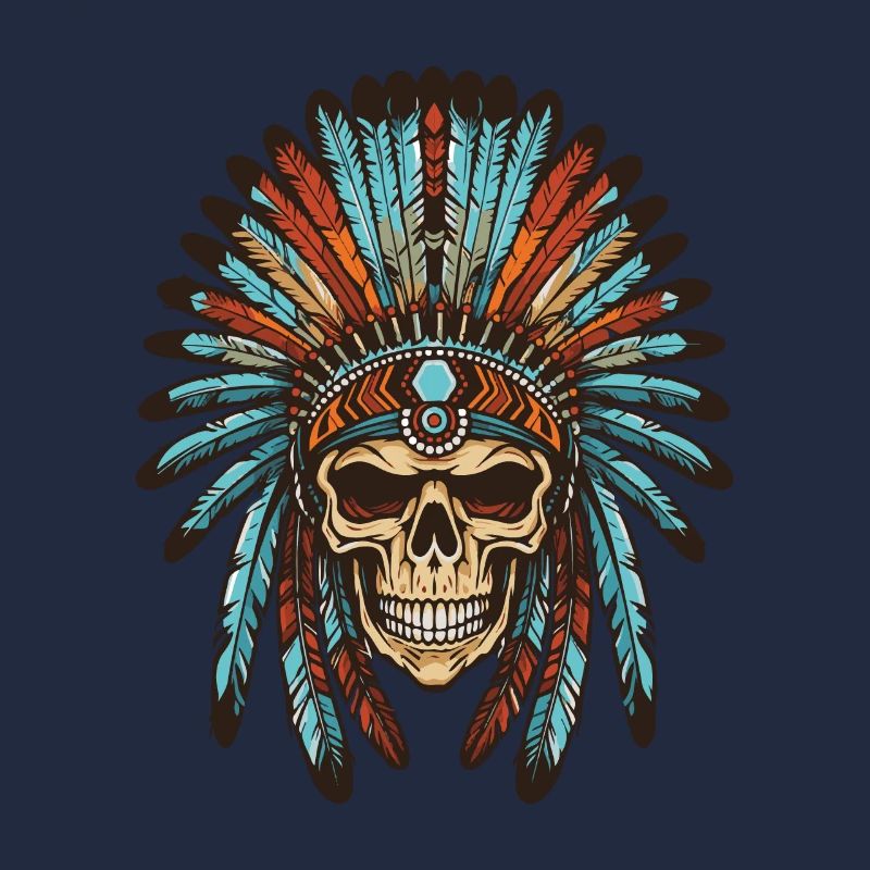 Crâne indien Apache