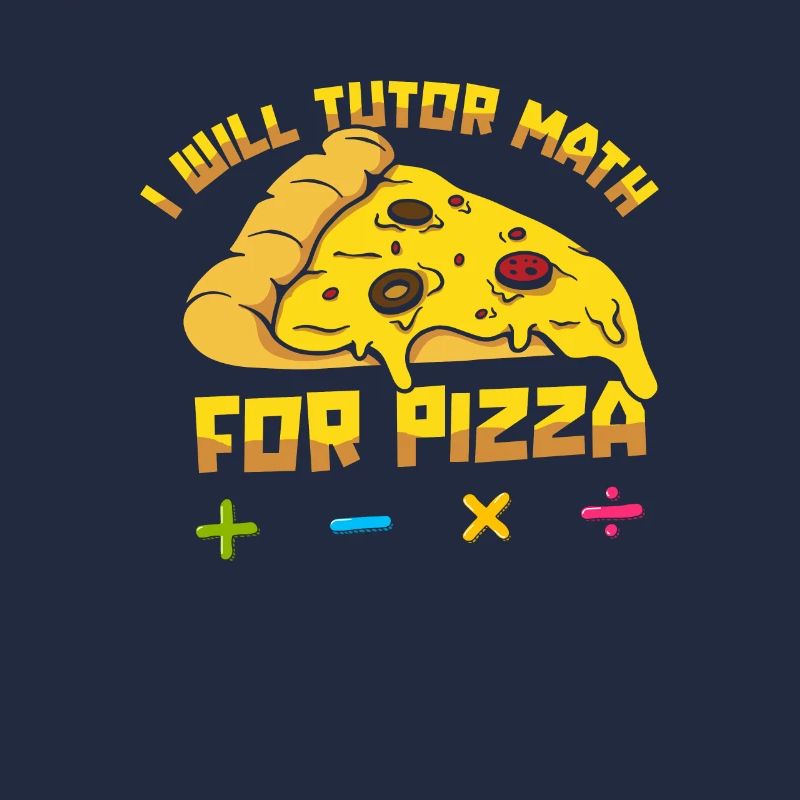 Mathelehrer Mathe Lehrer Pizza