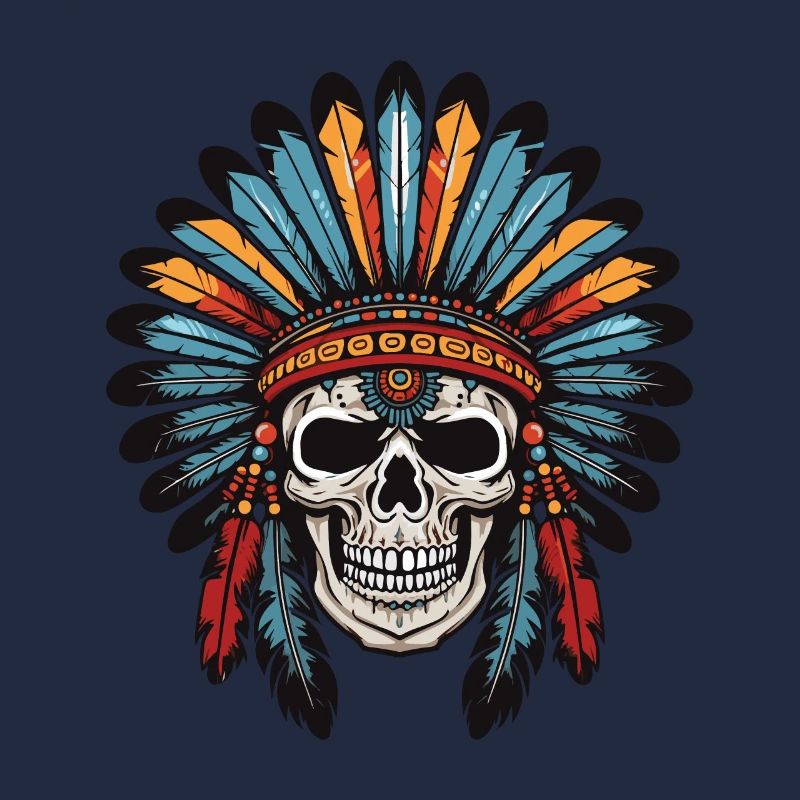 Crâne indien Apache