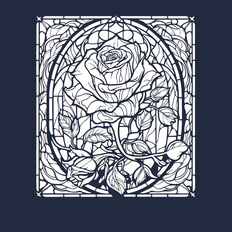 Rose rouge Goth