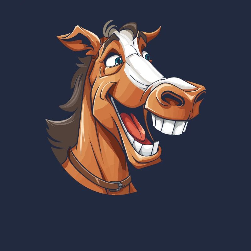 Cheval Équestre Drôle