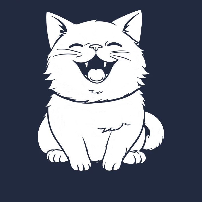 Chat souriant