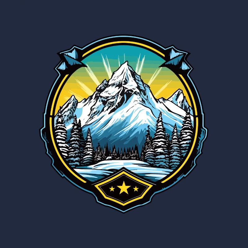 Alps Mountains Symbol