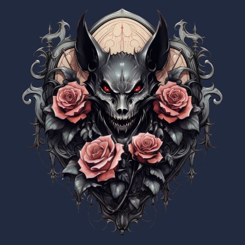 Gothic Roses Illustrations Artwork