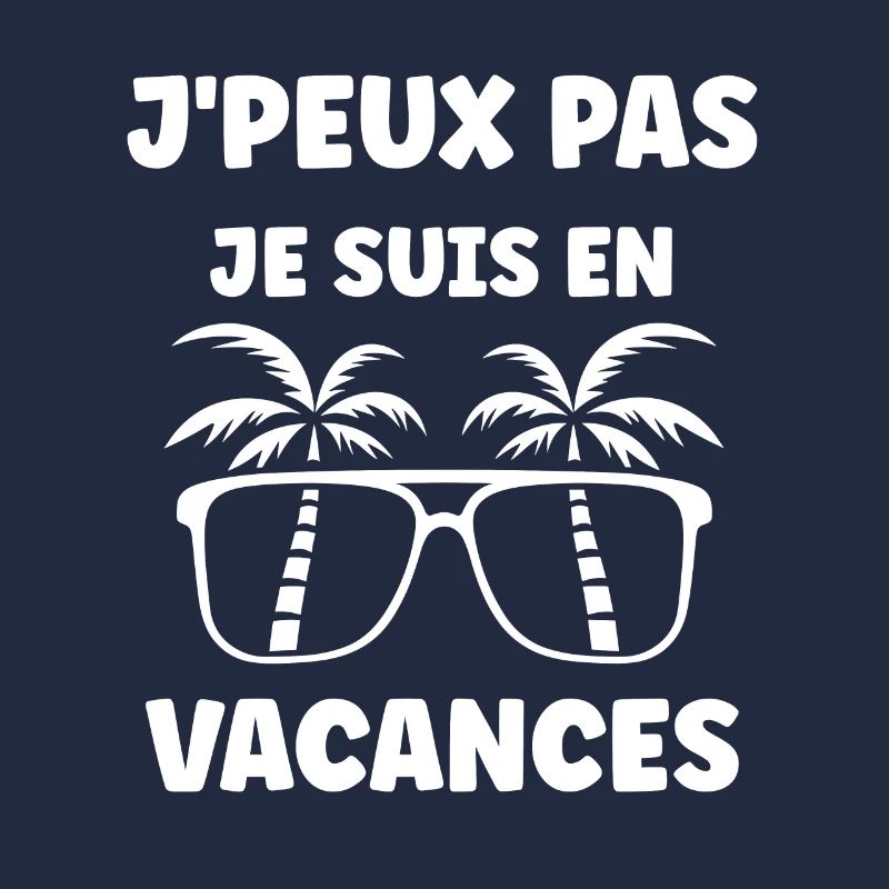 je suis en vacances