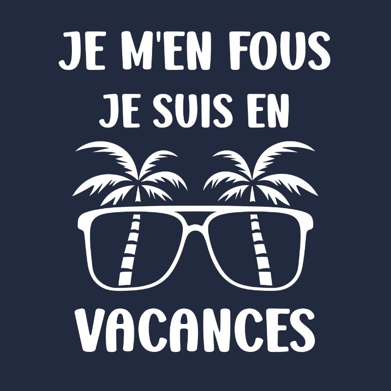 je suis en vacances