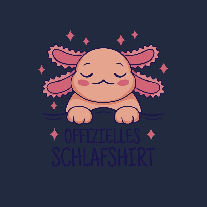 Drôle d’axolotl endormi