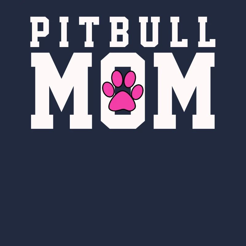 Conception de mère pitbull pour sauvage et aimant