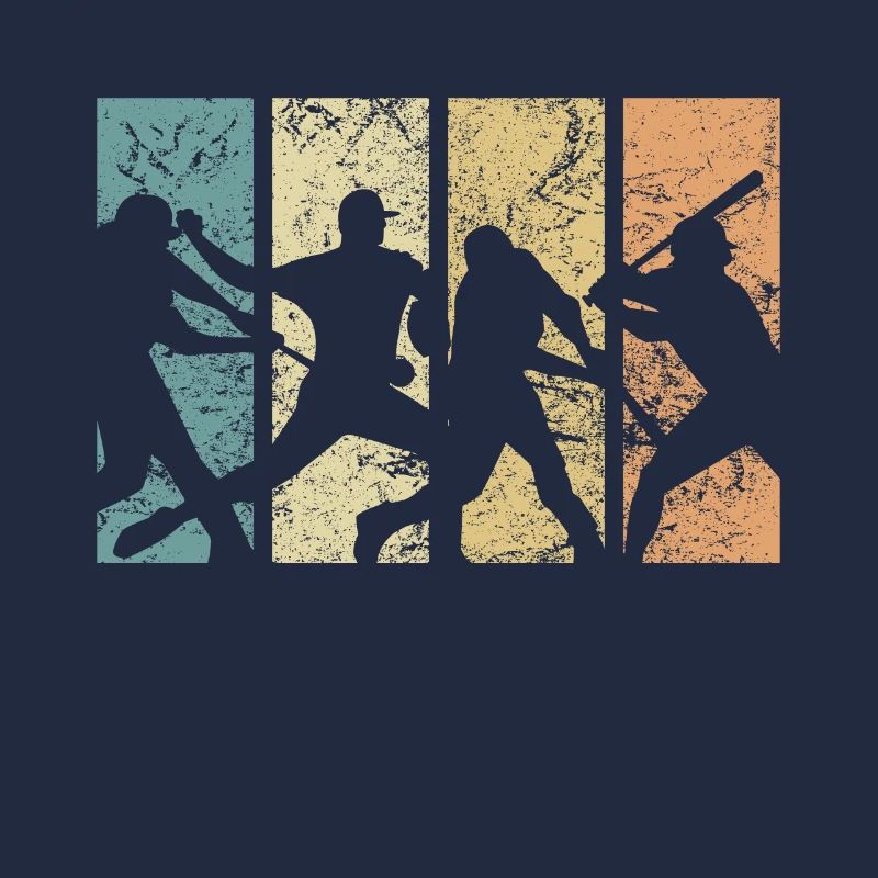 Baseball Rétro Evolution Cool Baseball Drôle