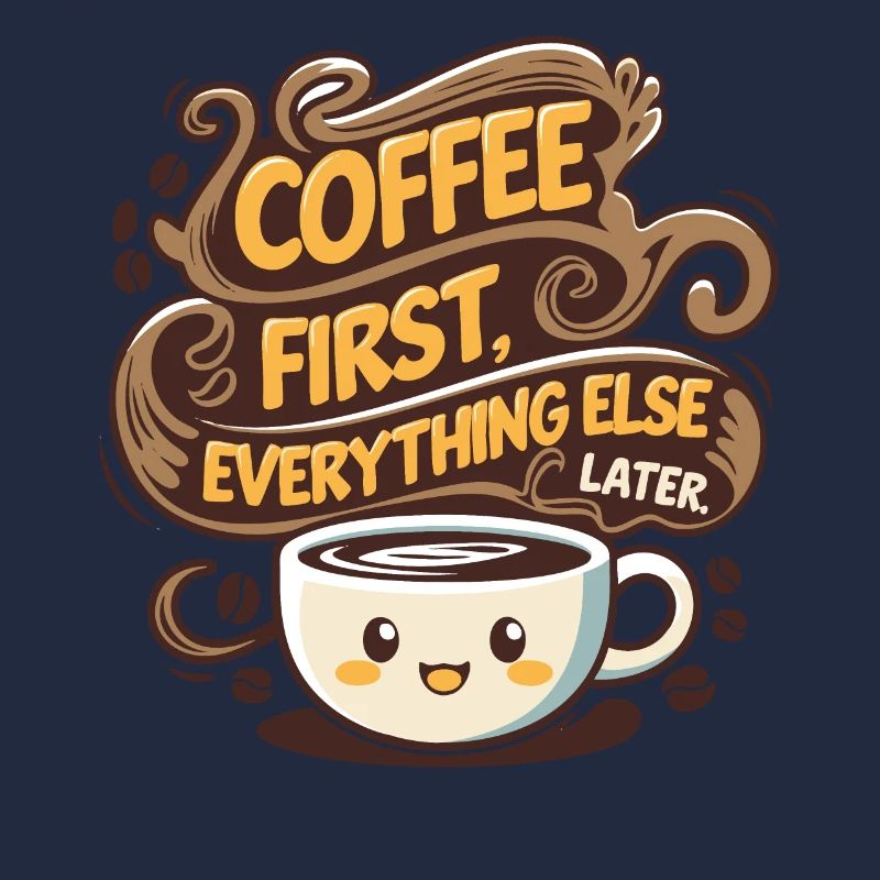 D’abord le café, puis tout le reste
