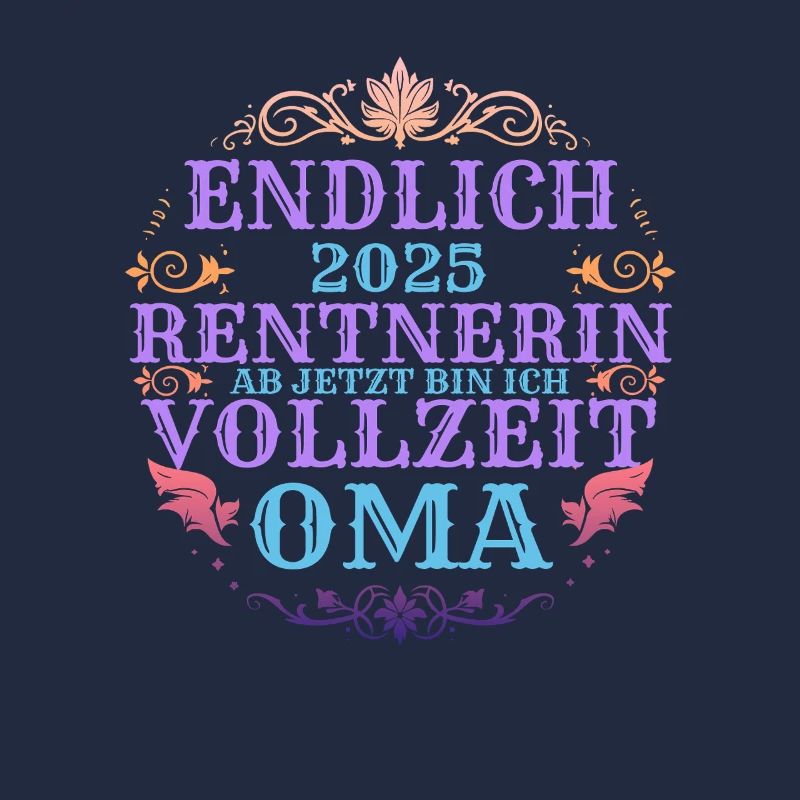 Oma Vollzeit 2025 Geschenkidee